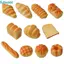 FUHUIOT Mô Phỏng Bánh Mì Bóp Đồ Chơi, Bánh Nướng Mô Phỏng Thực Phẩm Ăn Sáng Bóp Đồ Chơi Cảm Giác, Vinyl Vui Nhộn Mềm Thực Phẩm Giả Mô Hình Bánh Mì Phục Hồi Chậm Đồ Chơi Trẻ Em Quà Tặng