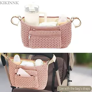 KIKIN Túi đựng xe đẩy trẻ em sành điệu Polyester chống thấm nước có nhiều túi
