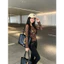 Milyfashion Polka Dot Print See-Through Gạc Mùa Hè Phong Cách Mới Phù Hợp Với Mỏng Hơn Nhìn T @ -