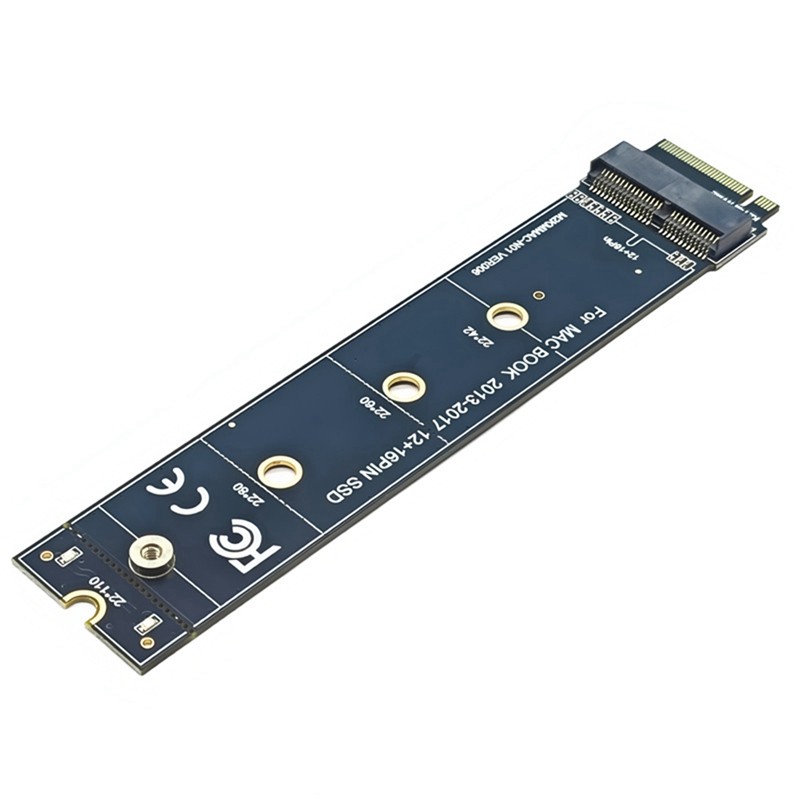 Dành Cho 2013-2017 SSD Adapter M.2 KEY-M Sang 2013-2017 SSD Adapter M2 KEY-M NVME Riser Card Adapter Cho 2013 2014 2015 2017 A1465 A1466