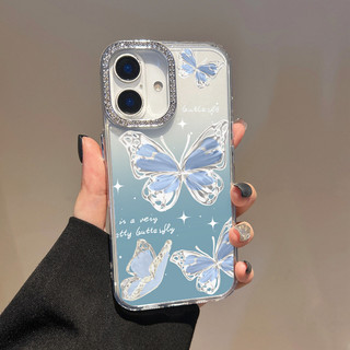 Ốp Điện Thoại Bướm Lấp Lánh Cho Honor 400 200 90 70 50 GT Pro 400 200 90 Lite Magic 7 6 Pro 7 6 5 Lite Bling Kim Cương Giả Mềm TPU Trong Suốt