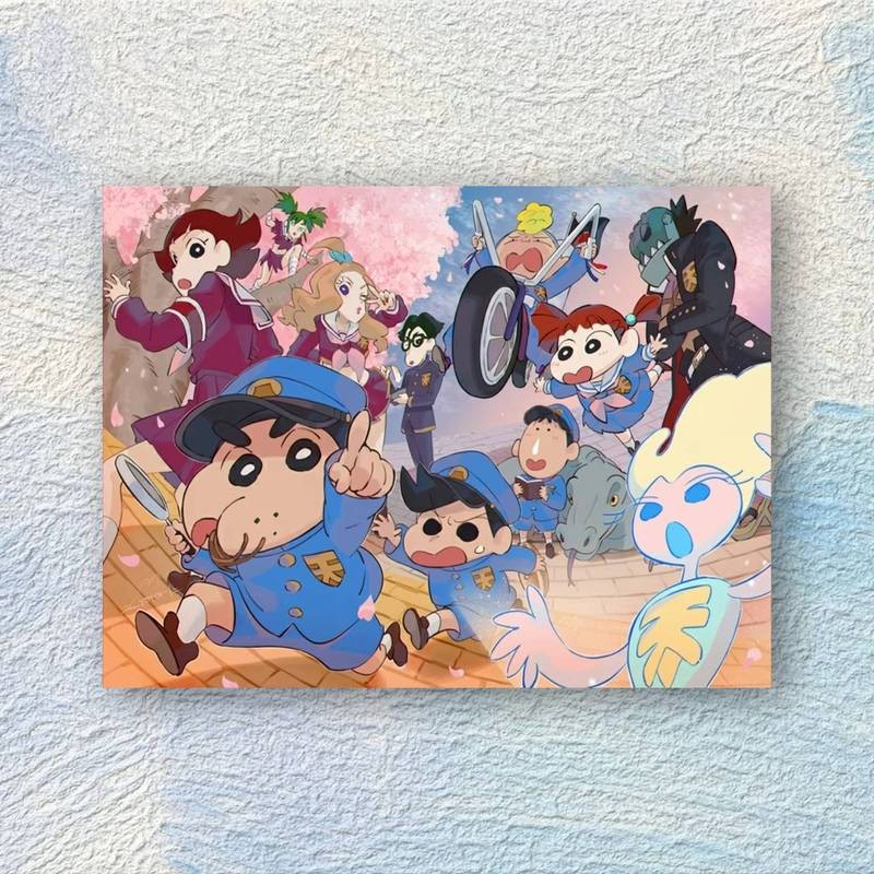Anime Dễ Thương Crayon Shin-chan Tranh Nghệ Thuật Trang Trí Nhà poster Phòng Khách Tường Nghệ Thuật Trang Trí Phòng Quà Tặng