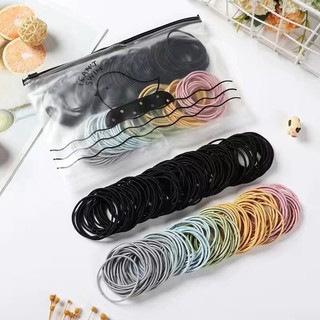 Dây buộc tóc cao su co giãn, không gây tổn thương tóc, độ đàn hồi cao