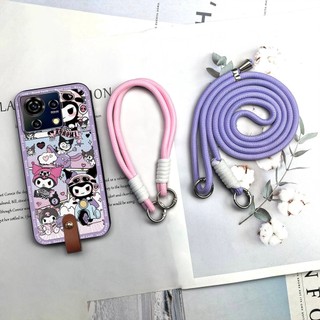 Ốp Lưng Thiết Kế Thời Trang Ốp lưng ZTE Blade V50 Vita Chống Bụi Bẩn Silicon Đeo Ngang Bảo Vệ Dây TPU Hoạt Hình Chống Bụi Chống Sốc Chống Thấm Nước Vòng Cổ Dễ Thương Hình Ngang
