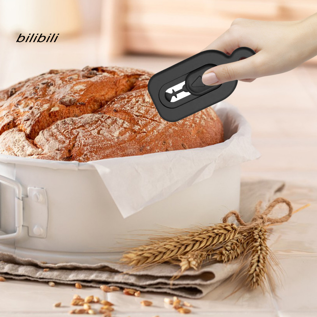 Dụng cụ thiết kế bánh mì BIL Lưỡi thép không gỉ cho bánh mì Bộ cắt bánh mì cao cấp cho thợ làm bột chua Artisan Bao gồm 5 lưỡi dao thay thế Hoàn hảo cho Baguettes và tự làm
