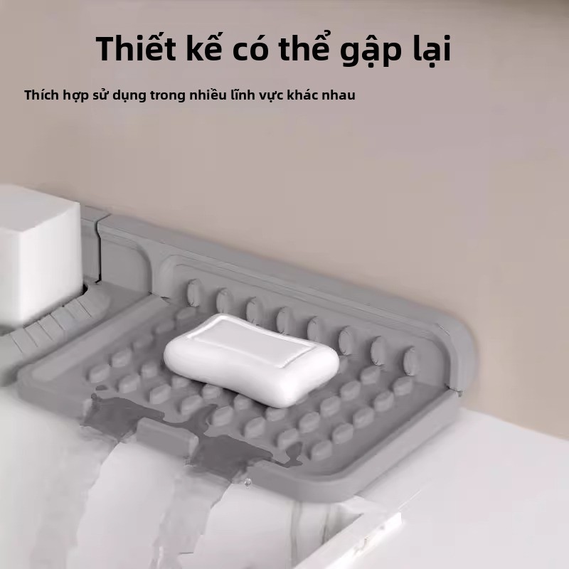Tấm thoát nước vòi Bồn rửa chén Khối nước bồn rửa có thể cắt cạnh hẹp Chậu rửa Tấm silicon thấm nước chống văng