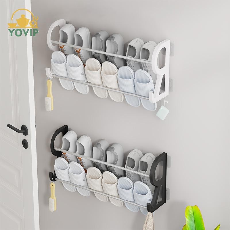 Giá để giày treo tường đa năng cho dép, phòng tắm, bếp, cửa sau, không cần khoan, dùng cho nhà ở VN