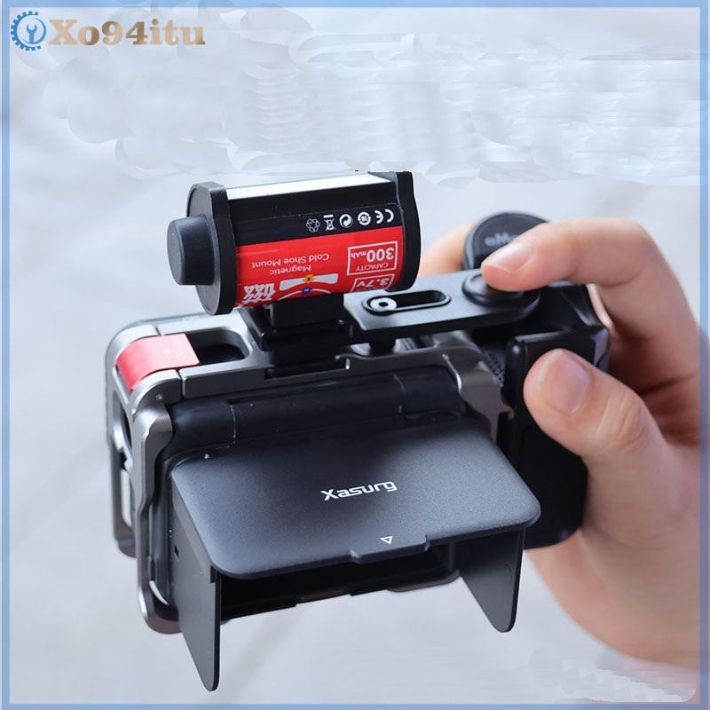 XOITU 1 Bộ Phụ Kiện Máy Ảnh Mũ Trùm Đầu Màn Hình Từ Tính Cho Insta360 Ace Pro / Ace Pro 2 Bảo Vệ Chống Glare Sun Shade Eo-Level Viewfinder VN