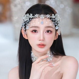 Phụ kiện đám cưới cao cấp - Mũ tua rua cho cô dâu