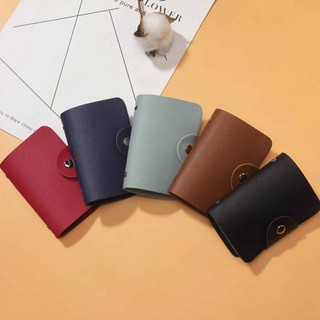 Đơn Giản Nhỏ 24 Khe Cắm Thẻ Tinh Tế Đựng Thẻ Ví Đựng Tiền Xu Nhẹ Mỏng Thẻ Ngân Hàng Thẻ Tín Dụng Túi Bảo Quản - SUNND