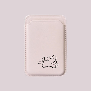 Hộp đựng thẻ cặp đôi họa tiết chó và xương cho iPhone 17promax 17pro 16pro16prmax 15pro 15promax 14 14promax 14pro