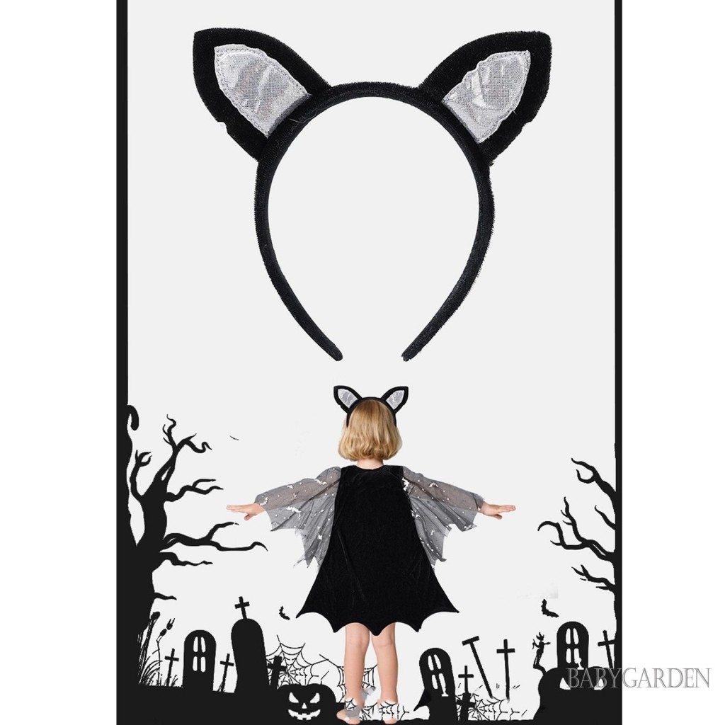 7-8 Tuổi Trẻ Em Bé Gái Halloween Bát Cosplay Trang Phục Lưới Sheer Tay Áo Có Băng Đô