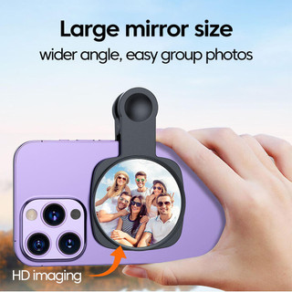 Elough Điện Thoại Thông Minh Camera Gương Phản Quang Kẹp Bộ Di Động Điện Thoại Di Động Camera Gương Kẹp Có Túi Bảo Quản