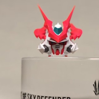 [Sửa chữa] RS Model Red Dragon Heresy Head Sửa đổi thành mb Heresy Head Khắc Phong cách Phụ kiện Gói áo giáp vai rồng đỏ