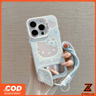 Thích hợp cho Honor X5C X9C X8C X7C X5B PLUS X5B X6A X6B X8B X9B 200 SMART Dễ Thương Mèo Con Gương Giá Đỡ Dây Trong Suốt Vỏ Điện Thoại TPU Chống Sốc