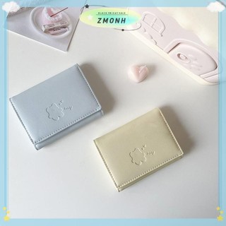 ZMONH Nữ Ví Gấu Dễ Thương Ba Đa Năng Ví Ngắn Gấp Đựng Thẻ Ví Đựng Tiền Xu Nữ Túi Đựng Thẻ Kẹp Túi Hoạt Hình
