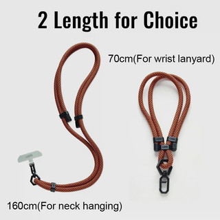 Dây buộc điện thoại Nylon cho iPhone 16 15 14 13ProMax Dây đeo điện thoại có thể điều chỉnh Dây buộc cổ điện thoại cho Samsung Galaxy S25 Ultra