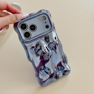 Mạ Điện Bạc Hồng Thiên Thạch Họa Tiết Ốp Lưng Điện Thoại iPhone 17Promax 17Pro 17Air 12 13 14 15 16 Pro Max 11 Chống Sốc Bảo Vệ Toàn Diện Nam Nữ Vỏ Di Động