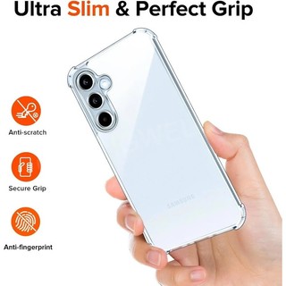 Ốp Điện Thoại Cho Samsung Galaxy S25 FE S25 24 Plus + Edge Ultra S25FE A26 A36 A56 A17 A07 A16 A15 4G 5G Ốp Lưng Chống Sốc Trong Suốt Silicon Mềm TPU Vỏ Điện Thoại Chống Sốc