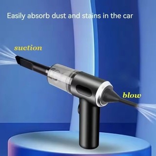 Máy hút bụi ô tô không dây JKDESIGN, Máy hút bụi cầm tay hút mạnh công suất cao 120W, Công cụ làm sạch ô tô cầm tay sử dụng kép bền bỉ