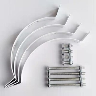 Đèn đường năng lượng mặt trời ngoài trời Giữ điện thoại Cực giữ ống Hoop Chân đế kẹp Loại đường kính 180 Điện áp cao 2 Thắt chặt sang Non-5QIZ