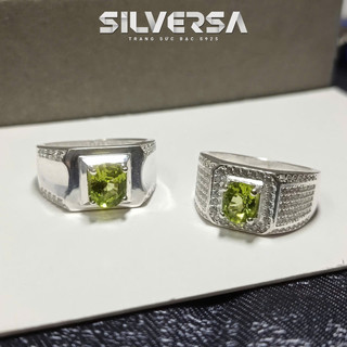 Men's 925 Silver Feng Shui Ring by Silversa - Trang sức Bạc S925