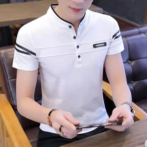 Áo Polo Nam Ngắn Tay Mùa Hè Phong Cách Hàn Quốc