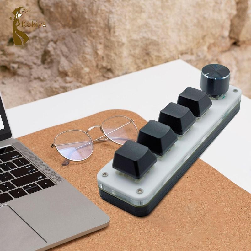 Bàn phím chơi game mini 4 phím 1 kokiya, macro có thể lập trình