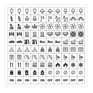 Waterproof Switchs Panel Labels Light Switchs Labels Sticker Home,Office,School
