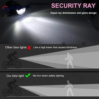 Bigdealssuper Xe Đạp Đèn USB LED Sạc Bộ Xe Đạp Đường Bộ Phía Trước Đèn Pha Đèn Pin Đi Xe Đạp Đèn Phụ Kiện Đi Xe Đạp Siêu