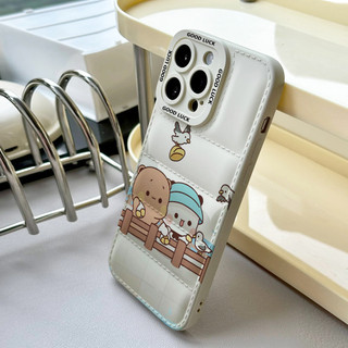 Ốp điện thoại Yier Bubu cho iPhone 17 / 17Air / 16E / 15 Plus / 14 / 13 / 12 / 11 / Pro Max. Chống sốc rơi. Hộp đựng túi khí kiểu áo khoác silicon lỏng che phủ toàn diện