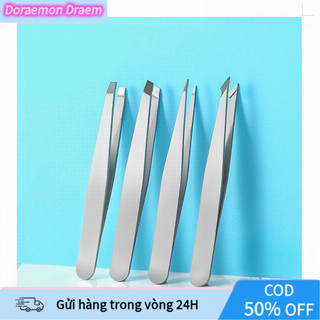 Bộ 4 Nhíp Nhổ Lông Mày Giá Rẻ, Chất Liệu Thép Không Gỉ 304, Độ Bền Cao, Dùng Nhổ Lông Chính Xác, Có Thể Làm Quà Tặng, Sử