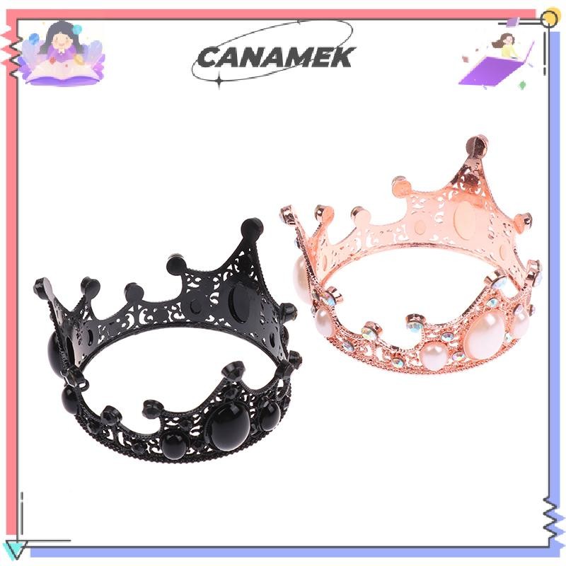 Vương miện kim loại cotton cổ điển - phụ kiện thời trang cho búp bê