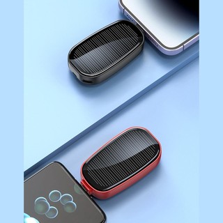 Portable Solar Keychain Charger Bank Compact Power Bank Mini Powerbank For Mobile Phone TYPE-C Backup Emergent enmdavn
