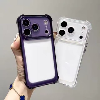 [JLK] Ốp Điện Thoại Trong Suốt Chống Sốc Sang Trọng Cho iPhone 17 Air 17Pro 17 Pro Max Ốp Lưng Mềm Trong Suốt Ốp Lưng Cứng