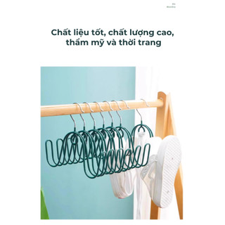 Giá Phơi Giày Inox Đa Năng Móc Đôi Chống Gió Treo Quần Áo Ban Công Tiện Lợi Bền Đẹp Không Gỉ Buna.