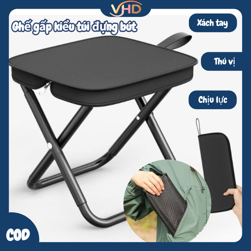 Ghế gấp ngoài trời，Ghế gấp di động，Ghế cắm trại dã ngoại，Ghế câu cá，GBền bỉ, chống thấm nước, dễ lau chùi