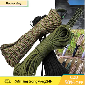 【24H】Dây thừng đa năng 9 lõi bền chắc với nhiều công dụng thực tế trong các hoạt động như cắm trại leo núi và sinh tồn