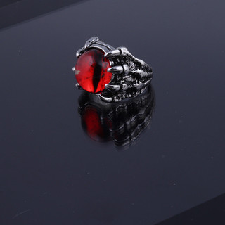 Nhẫn cổ điển Gothic Evil Eye Dragon Claw - Trang sức đám cưới Halloween