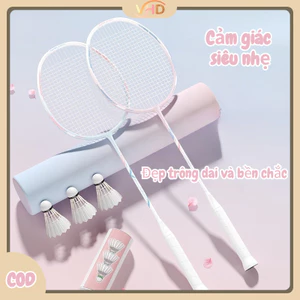 Vợt cầu lông chất lượng cao, khung hợp kim, siêu nhẹ bền đẹp, thiết kế đẹp - Tặng bóng + bao vợt
