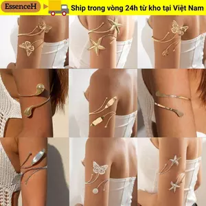ESSENCEH Vòng Tay Mở Rộng, Dây Xích Tay Tua Rua Có Thể Điều Chỉnh Kim Loại, Vòng Tay Thời Trang Retro Nữ