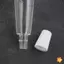 10 Cái / lô Chai Mini Có Thể Đổ Lại Mẫu Chai Trống Có Nắp, et Head Chai Đổ Bột Trong Suốt Dụng Cụ Chăm Sóc Da Mới
