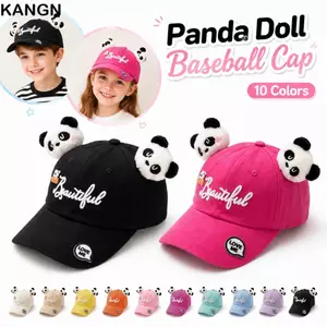 Mũ chống nắng KANGN Boy Girl, Mũ bóng chày gấu trúc nhẹ thoáng khí, Búp bê dễ thương 10 màu Mũ đạt đỉnh đa năng cho mùa hè ngoài trời