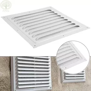 Vỏ thông gió AMBU, Màn hình nắp hệ thống không khí Lưới tản nhiệt thông hơi hợp kim nhôm, Tấm thông hơi làm mát sưởi 200 * 300mm / 200 * 400mm Cửa thoát khí Cửa sổ lỗ thông hơi vuông