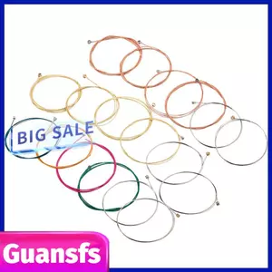 Guansfs 3 Bộ 6 Dây Đàn Guitar Acoustic Lõi Thép Không Gỉ Thay Thế Dự Phòng Cho Dân Gian