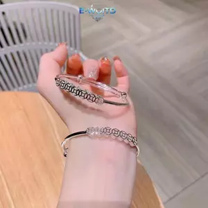 E-WOITD Bạc Màu Hạt Đồng Xu Lắc Tay Cho Nữ Cô Gái Quà Tặng Luy Phong Phú Thời Trang Vòng Tay Dự Tiệc Cưới Phụ Kiện Trang Sức E-WOITD