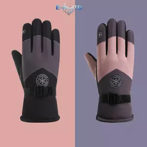 Găng Tay Trượt Tuyết E-WOITD Găng Tay Mùa Đông Cho Nữ Găng Tay Trượt Tuyết Găng Tay Màn Hình Cảm Ứng Xe Trượt Tuyết Động Cơ Chống Thấm Nước Nhiệt Tuyết Găng Tay E-WOITD