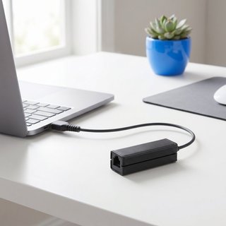 Dây chuyển đổi Rj9 sang USB bằng nhựa để kết nối tai nghe máy tính trong suốt màu đen dailiyuan