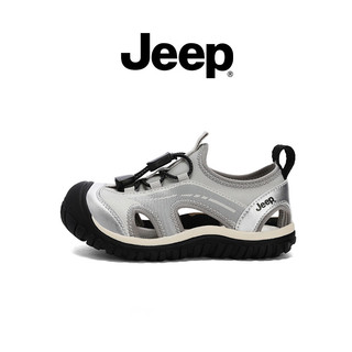 JEEP Giày Sandal Bảo Vệ Ngón Chân Phong Cách Mới Bé Trai Nhẹ Thoáng Khí Chống Trơn Trượt