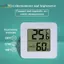HL Hộ Gia Đình Nhiệt Kế Chính Xác Mini Trong Nhà Nhiệt Kế LCD Nhiệt Độ Kỹ Thuật Số Phòng Máy Đo Độ Ẩm Cảm Biến Đồng Hồ Đo Độ Ẩm LMWU